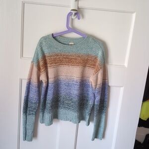 OshKosh B'gosh Kids Pastel Striped Crewneck Sweater